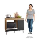 Ver imagem 5 de Balcão para Cooktop Carla Amendoa Preto – AJL
