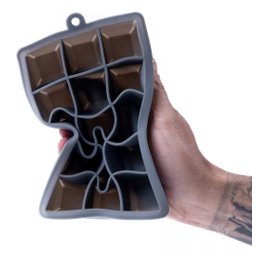 Forma de Gelo Retangular de Silicone para 15 Cubos 30ml - 6