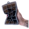 Forma de Gelo Retangular de Silicone para 15 Cubos 30ml - 6