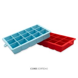 Forma de Gelo Retangular de Silicone para 15 Cubos 30ml - 7