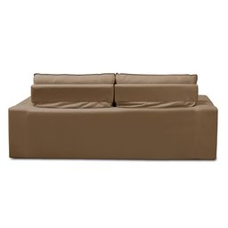 Sofá Retrátil e Reclinável 2 lugares com Molas 1,50m Ester Suede Cappuccino Adonai Estofados - 9