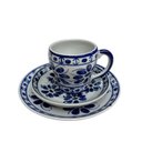 Ver imagem 1 de Prato de Sobremesa, Pires e Xicara para Cha - Monte Sião Porcelana Monte Sião