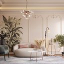 Ver imagem 4 de Conjunto 2 Mesa de Centro e Apoio Liz Sala Moderno - Branco