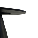 Ver imagem 3 de Mesa de Jantar Cone Lazo Oval 140x90 cm Tampo Ébano Base Ébano Mesa de Jantar Cone Lazo Oval 140x90