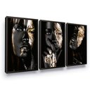 Ver imagem 2 de Quadros Decorativos Mulheres Negras Moldura Grande Sala