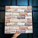 Ver imagem 4 de 10 Placas Isopor Tijolinho Textura 3d Relevo para Parede 50cm
