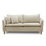 Sofá Living Kassia 2 Lugares 1,54m Bege Lansofbr Lansof Brasil Sofá Living Kassia 2 Lugares 1,54 Beg - 2