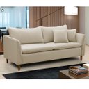 Ver imagem 1 de Sofá Living Kassia 2 Lugares 1,54m Bege Lansofbr Lansof Brasil Sofá Living Kassia 2 Lugares 1,54 Beg