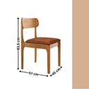 Ver imagem 4 de Conjunto de Mesa de Jantar Bellini Tampo 180cm Laqueado Canto Moeda 6 Cadeiras Bellini Off White/Star Puce/Imbuia Marrom/Cinamomo/Laque