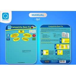 Campainha sem Fio 150m Tomada Pilha White Qualitronix - 5