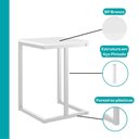 Ver imagem 3 de Kit 2 Banquetas Cozinha Balcão 1440 Carraro Branco