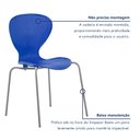 Ver mais imagens de Cadeira Empilhável Base Aço Tubular Flash