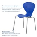 Ver mais imagens de Cadeira Empilhável Base Aço Tubular Flash
