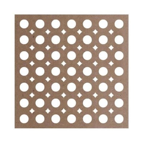 Kit 12 Peças Painel Vazado Cobogó Mdf Modelo Atenas