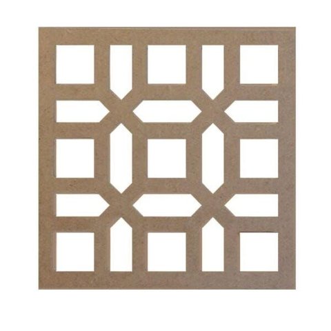 Kit 12 Peças Painel Vazado Cobogó Mdf Modelo Barcelona