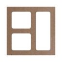 Ver imagem 1 de Kit 12 Peças Painel Vazado Cobogó Mdf Modelo Berlim