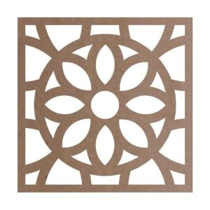 Kit 12 Peças Painel Vazado Cobogó Mdf Modelo Caribe