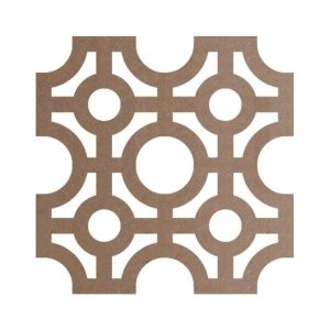 Kit 12 Peças Painel Vazado Cobogó Mdf Modelo Columbia