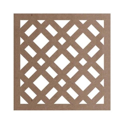 Kit 12 Peças Painel Vazado Cobogó Mdf Modelo Denver