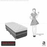 Conjunto Colchão C/ Box Vitaly com Molas Ensacadas 0,88 X 1,88 M Mannes - 6
