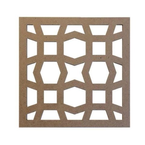 Kit 12 Peças Painel Vazado Cobogó Mdf Modelo Ilha Bela