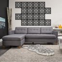 Ver imagem 3 de Kit 12 Peças Painel Vazado Cobogó Mdf Modelo Ilha Bela