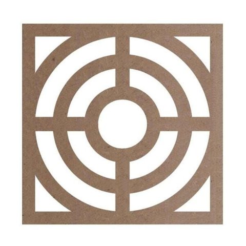 Kit 12 Peças Painel Vazado Cobogó Mdf Modelo Islancia