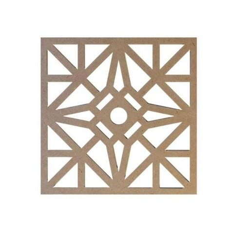 Kit 12 Peças Painel Vazado Cobogó Mdf Modelo Provence