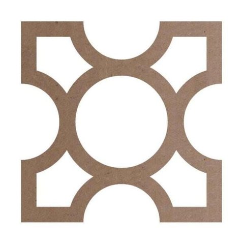 Kit 12 Peças Painel Vazado Cobogó Mdf Modelo Singapura