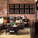 Ver imagem 3 de Kit 12 Peças Painel Vazado Cobogó Mdf Modelo Tókio