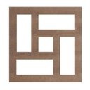 Ver imagem 1 de Kit 12 Peças Painel Vazado Cobogó Mdf Modelo Trancoso