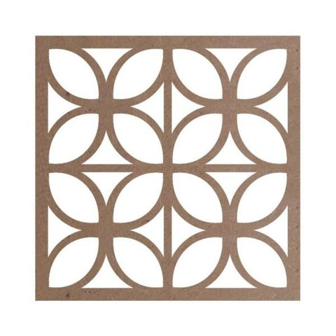 Kit 12 Peças Painel Vazado Cobogó Mdf Modelo Varsovia