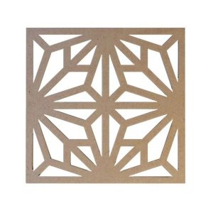 Kit 12 Peças Painel Vazado Cobogó Mdf Modelo Veneza