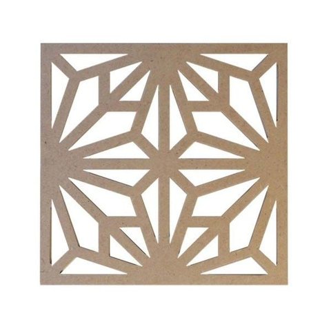 Kit 12 Peças Painel Vazado Cobogó Mdf Modelo Veneza