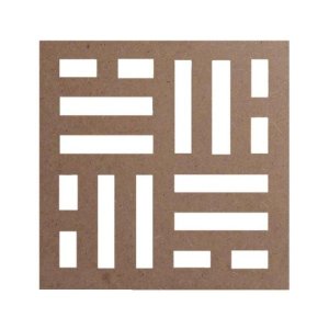 Kit 12 Peças Painel Vazado Cobogó Mdf Modelo Viena