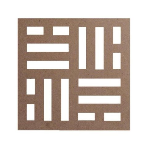 Kit 12 Peças Painel Vazado Cobogó Mdf Modelo Viena