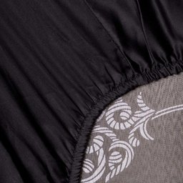 Jogo de Cama Queen Size 300 Fios Kacyumara 4 Peças Preto - 3