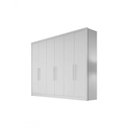 Ver imagem 2 de Guarda-Roupa Casal 100% MDF 6 Portas 6 Gavetas New Vertice Branco Novo Horizonte