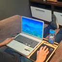 Ver imagem 6 de Mesa Portátil para Notebook Uso Colo Cama Sofá Lapdesk Destro Sb