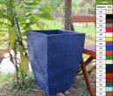 Ver imagem 3 de Vaso Planta 60x40 Moderno Trapézio Polietileno BGPLASTICOS ROSA 022