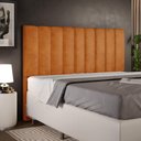 Ver imagem 2 de Cabeceira Cama Box Queen 160 cm Dália W01 Couríssimo Canela - Lyam Decor
