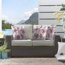 Ver imagem 2 de Capa para Almofada Quadrada 45cm Microfibra Tecelagem Damata