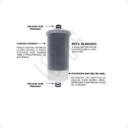 Ver imagem 6 de Kit 3 Refil Vela Pro Saúde Filtro de Torneira Pia de Cozinha Único