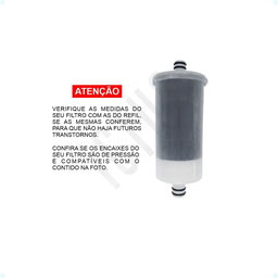 Kit 3 Refil Vela Pro Saúde Filtro de Torneira Pia de Cozinha Único - 5