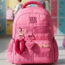Ver imagem 4 de Mochila Escolar de Costas Rebecca Bonbon Plush Dreams Clio Style Rosa Rb26238