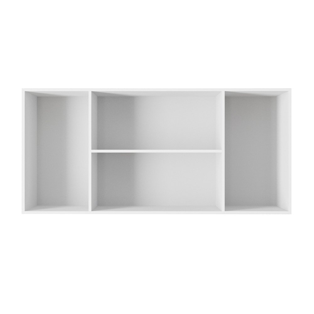 Ver imagem 4 de Armario Aereo 120 Cm 4p Mara Branco Mobbs