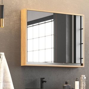 Armário Espelheira de Banheiro 80cm 02 Portas Ref 821 Cewal - Itapuã/portoro