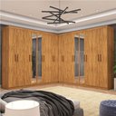 Ver imagem 1 de Closet Casal Duplo Rubi Premium 16 Portas Plus 8 Gavetas