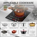 Ver mais imagens de Vbgk Cooktop Elétrico 1800w, 9 Níveis, Controle de Toque e Timer (preto)