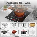 Ver imagem 6 de Vbgk Cooktop Elétrico 1800w, 9 Níveis, Controle de Toque e Timer (preto)